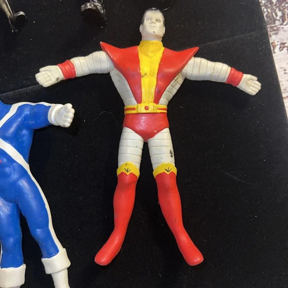 Assortment Of Action‎ Figures Some Are Bendable